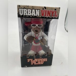 Urban Vinyl 6" Flavor Flav Public Enemy Collectible Figure 2011 Funko,